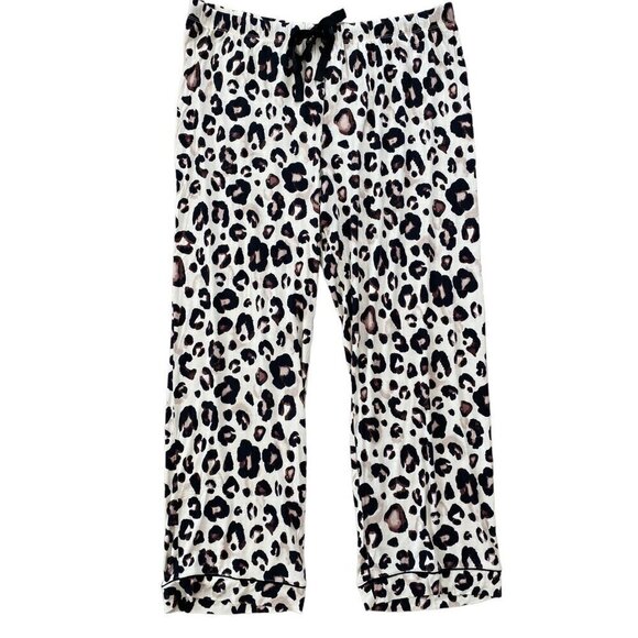 Stars Above Womens Leopard Animal Print Top and Pants Pajama Set 1X, 2X, 3X, 4X - Picture 4 of 15